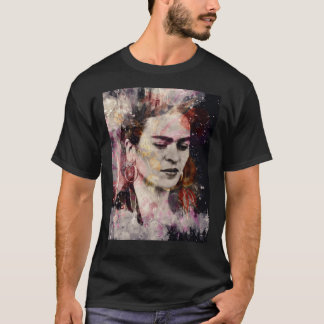 FRIDA KAHLOメキシコのフェミニストポートレート絵を描の芸術 Tシャツ