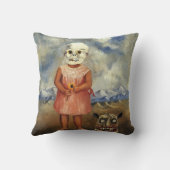 Frida Kahlo art クッション (裏面)