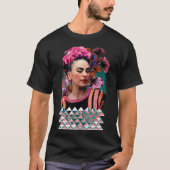 Frida kahlo art flower gift for fans Essential T-S Tシャツ (正面)
