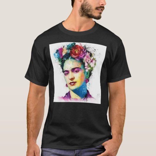 Frida Kahlo Chiffon Top Essential Tシャツコピー Tシャツ (正面)