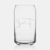 Frida Kahlo "FK" Monogram Signature ガラス缶 (裏面)