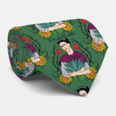 Frida Kahlo | Mi Mexico Lindo Pattern ネクタイ (ロール)
