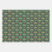 Frida Kahlo | Mi Mexico Lindo Pattern ラッピングペーパーシート (正面2)