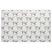 Frida Kahlo Monogram "FK" Signature Pattern ファブリック (ファットクウォーター)