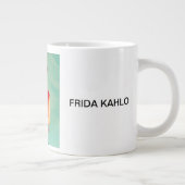 Frida Kahlo Oil Painting ジャンボコーヒーマグカップ (右)