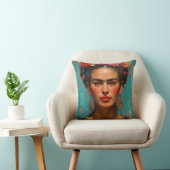 Frida Kahlo Pillow, Cushion, Frida Decor クッション (椅子)