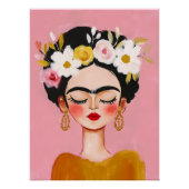 Frida Kahlo portrait ポスター (正面)
