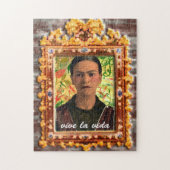 Frida Kahlo Reflejando ジグソーパズル (縦)