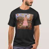 Frida Kahlo Self Portrait along the Boarder Line b Tシャツ (正面)