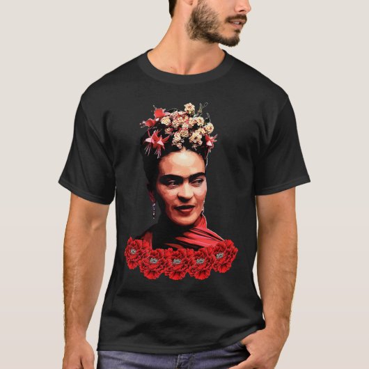 FRIDA KAHLO, THE QUEEN Classic T-Shirt Tシャツ (正面)
