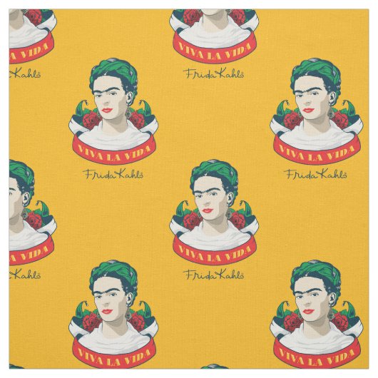 Frida Kahlo | Viva la Vida ファブリック (見本)