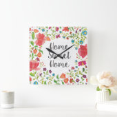 Frida Vのように |ホームスイートホーム スクエア壁時計 (ホーム)