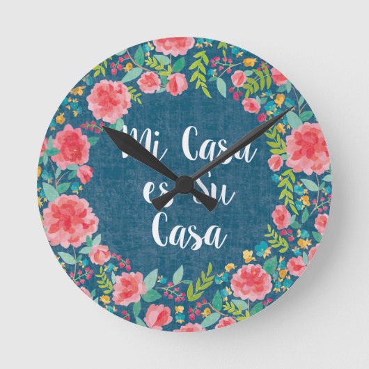 Frida VIII | Miの家ES Suの家のように ラウンド壁時計 (正面)