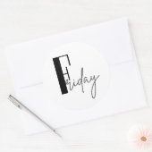 Friday ラウンドシール (封筒)