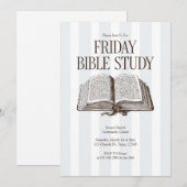 Friday Bible Study Church 招待状 (正面/裏面)