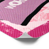 Friday Girl in Monday World編集可能な名前 ポスター (角)