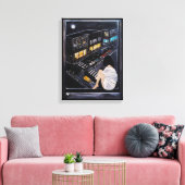 Friday Night Painting by Alfred Fox キャンバスプリント (インサイチュ (リビング))