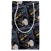 Friday Night Painting by Alfred Fox スモールペーパーバッグ (正面)