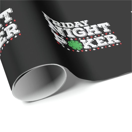 Friday Night Poker Chips ラッピングペーパー (ロールコーナー)