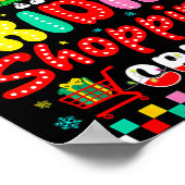 Friday Shopng Crew Christmas Lights Black Shopng F ポスター (角)