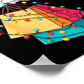 Friday Shopng Squad Christmas Black Shopng Family  ポスター (角)