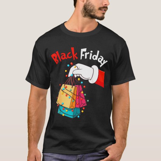 Friday Shopng Squad Christmas Black Shopng Family  Tシャツ (正面)