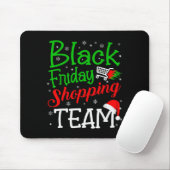 Friday Shopng Team Christmas Black Shopng Family G マウスパッド (マウス)