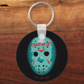 Friday the 13th | Blue Hockey Mask Graphic キーホルダー (正面)