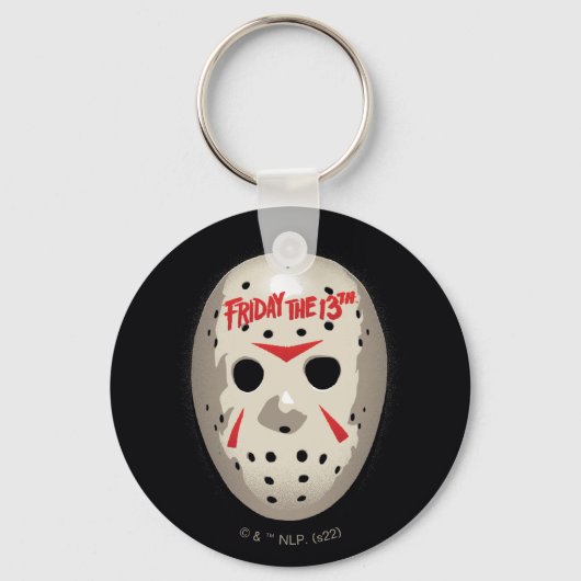 Friday the 13th | Hockey Mask Graphic キーホルダー (正面)