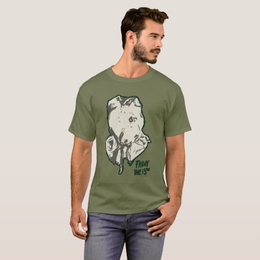 Friday the 13th | Jason Voorhees Burlap Sack Tシャツ (正面フル)