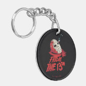 Friday the 13th | Knife Through Hockey Mask キーホルダー (正面左)