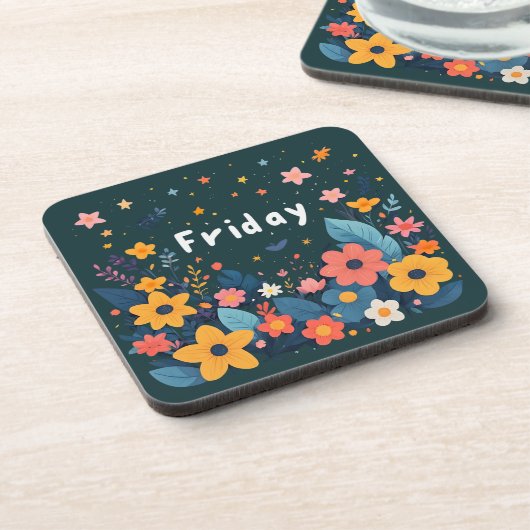 Friday, time to bloom コースター (左側)
