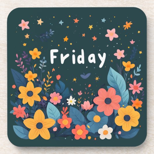 Friday, time to bloom コースター (正面)