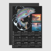 Fridge Fishing Photo Calendar 2026, Fly Fishing (正面/裏面)