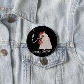 fried chicken Button 缶バッジ (インサイチュ)