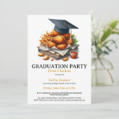 Fried Chicken Graduation Party Celebration 招待状 (スタンド正面)