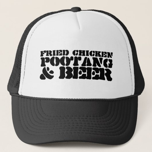 FRIED CHICKEN POOTANG & BEER キャップ (正面)