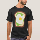 Fried Egg Avocado Tシャツ (正面)