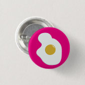 Fried EGG companion badge 缶バッジ (正面&裏面)