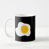 Fried Egg Graphic Funny Breakfast Eggs Lover コーヒーマグカップ (左)