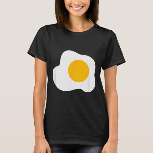 Fried Egg Graphic Funny Breakfast Eggs Lover Tシャツ (正面)