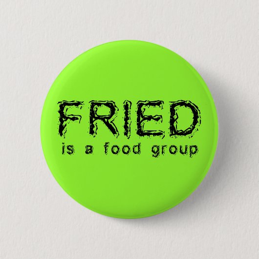 Fried Food Group 001wht 缶バッジ (正面)