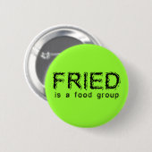 Fried Food Group 001wht 缶バッジ (正面&裏面)
