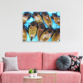 Fried Giant Water Bug (Maeng Daa) ...アジア料理 キャンバスプリント (インサイチュ (リビング))