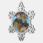 Fried Giant Water Bug (Maeng Daa) ...アジア料理 スノーフレークピューターオーナメント (右)