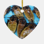 Fried Giant Water Bug (Maeng Daa)。..アジア料理 セラミックオーナメント (正面)