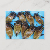 Fried Giant Water Bug (Maeng Daa) ...アジア料理 名刺 (裏面)