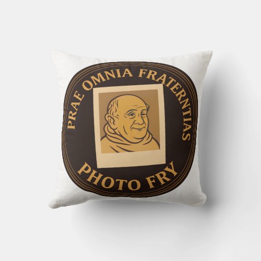 Fried Throw Pillow クッション (裏面)