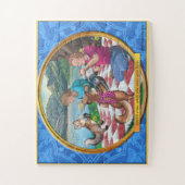 Friedaのパズルが付いているお茶会 ジグソーパズル (縦)