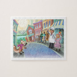 Friedaの尾- Friedaは町のパズルに行きます ジグソーパズル